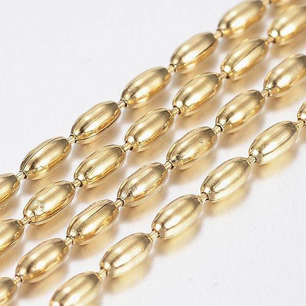 Handmade Ion Plating(IP) 304 Stainless Steel Ball Chains