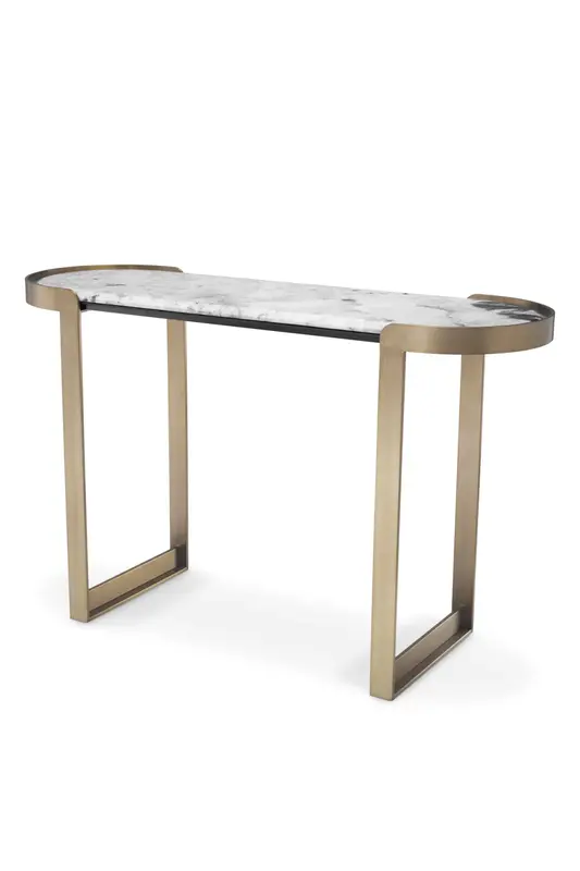 White Marble Console Table | Eichholtz Fabio