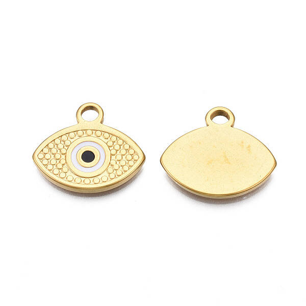304 Stainless Steel Enamel Pendants