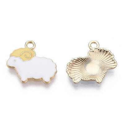 Alloy Enamel Pendants