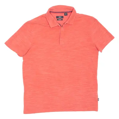 BOSS Mens Polo Shirt Red L