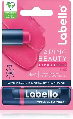 Labello Caring Lip Balm Beauty -Tinted Lip Balm 4.8 g Pink
