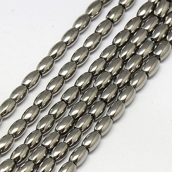 Electroplate Non-magnetic Synthetic Hematite Beads Strands