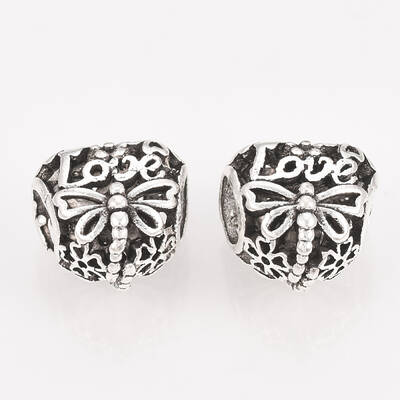 Alloy European Beads