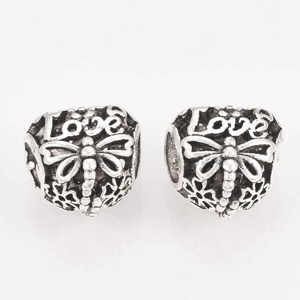 Alloy European Beads