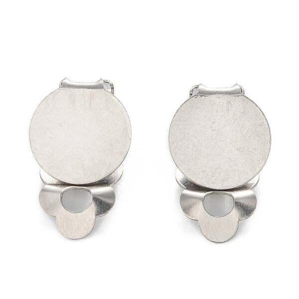 Tarnish Resistant 304 Stainless Steel Clip-on Earring Finding