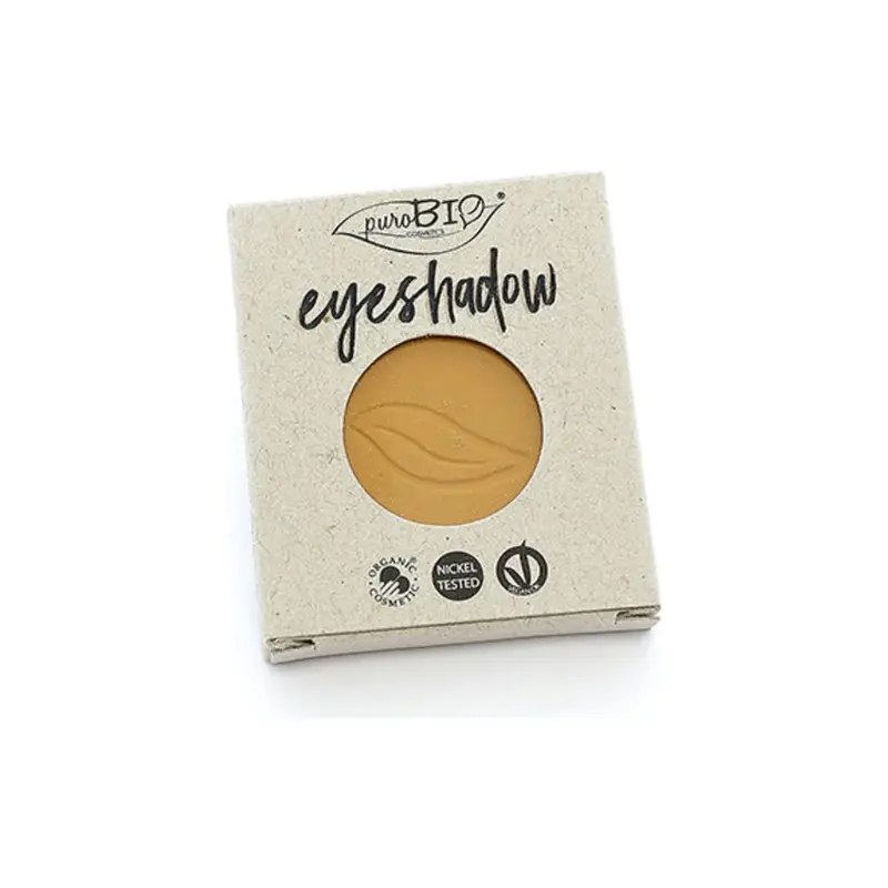 Purobio cosmetics Compact Eyeshadow, 18 Indian Yellow (matte) Refill (2.50 g)