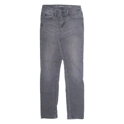 LEVI'S Classic Rise Womens Jeans Grey Slim Tapered Stone Wash W26 L32