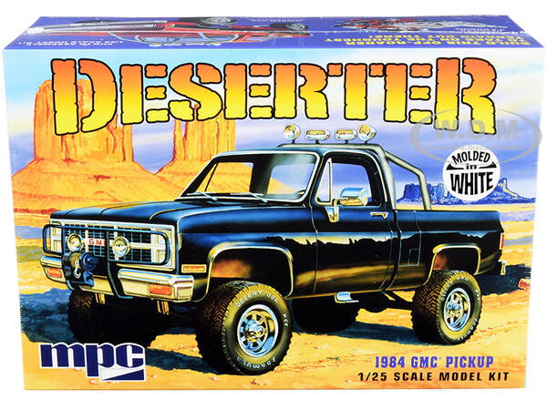 Skill 2 Model Kit 1984 GMC Pickup Truck (Molded in White) \