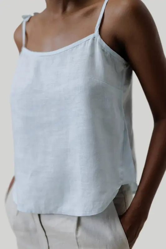 Tie-up Camisole in Blue | Color: Summer Blue | Size: S