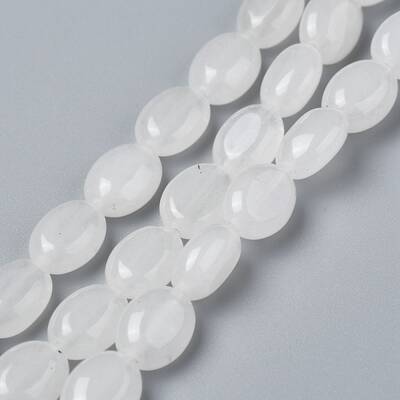 Natural White Jade Beads Strands