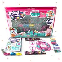 Sticki Rolls - Ultimate DIY Sticker Jewelry Kit; Wearable & Shareable (Sticki Station/Sticki Bands/Sticki Book)