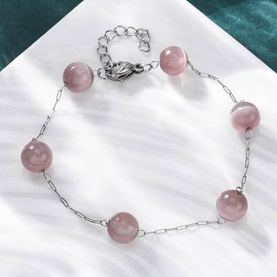 304 Stainless Steel Cable Chain Bracelets