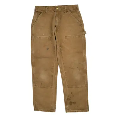 Carhartt Double Knee Carpenter Trousers - 32? Waist Brown Cotton