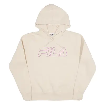 FILA Womens Beige Hoodie UK 14