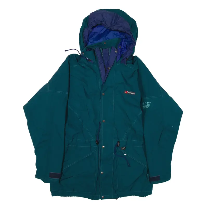 BERGHAUS Gore-tex Rain Coat Green Womens UK 14