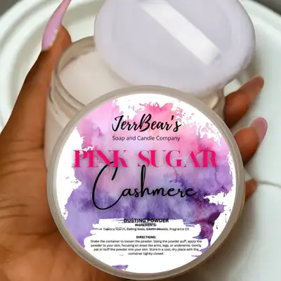 JerrBear’s Custom Body Dusting Powder - Scented - Gentle - Fine Powder Talc-Free Fragrance Moisture Cosmetic Skin Care