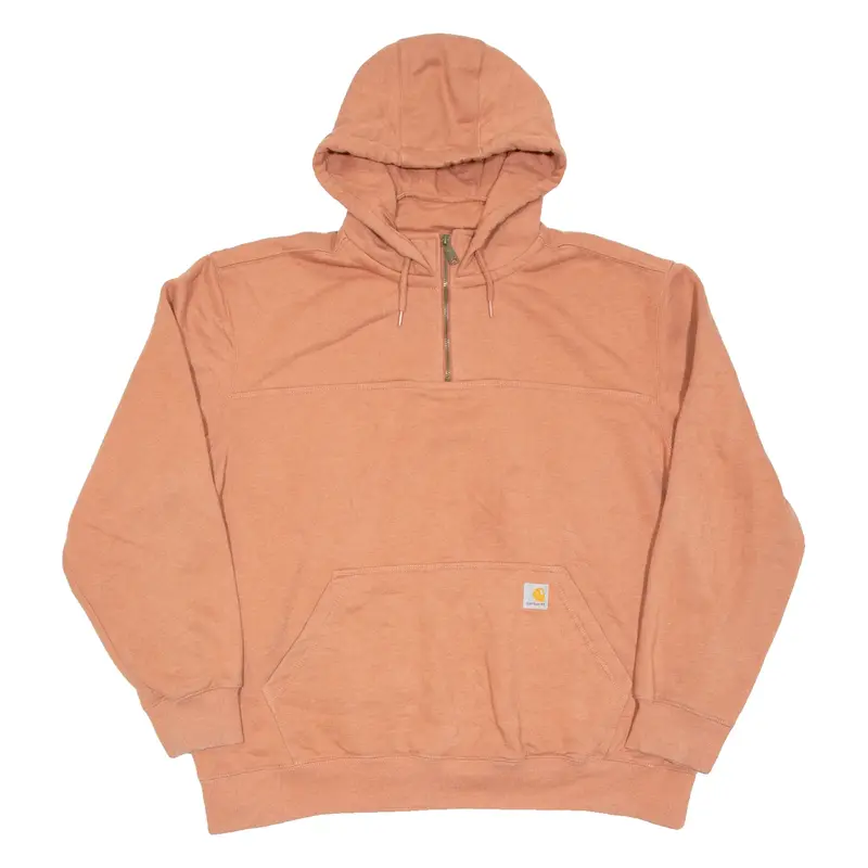 CARHARTT Loose Fit Mens Orange Hoodie 2XL