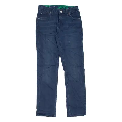 LEVI'S 511 Boys Jeans Blue Regular Straight Stone Wash W27 L29