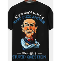Men's Sarcastic Graphic T-Shirt - \