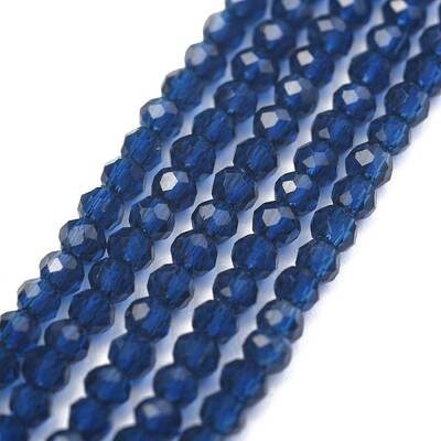 Electroplate Glass Beads Strands