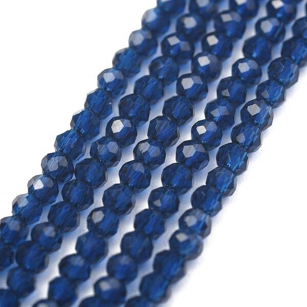 Electroplate Glass Beads Strands