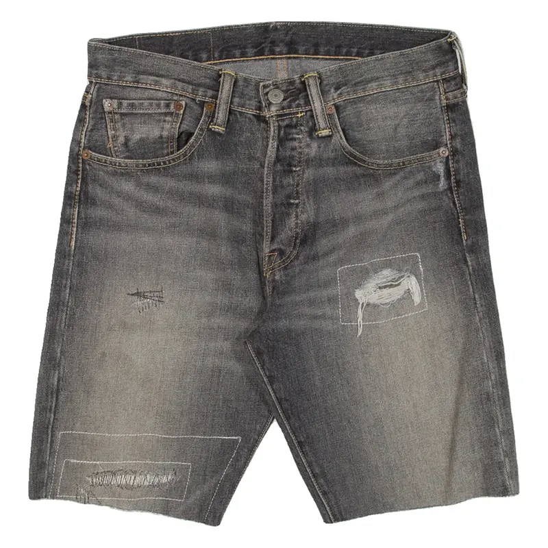 LEVI'S 501 CT Mens Jorts Shorts Black Relaxed S W29