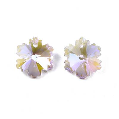 Electroplated Glass Charms