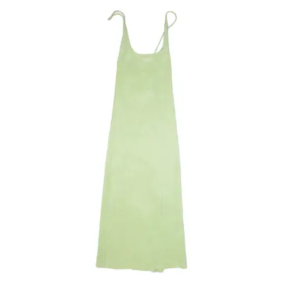CALVIN KLEIN JEANS Womens Slip Dress Green Sleeveless Long L
