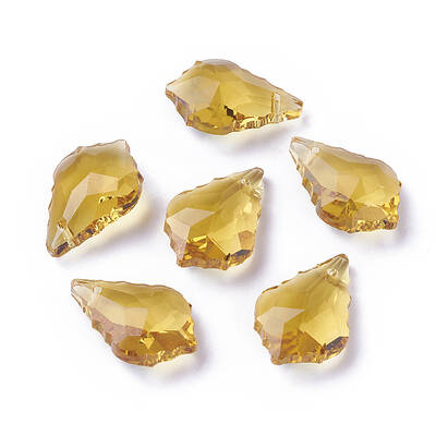 Faceted Glass Pendants