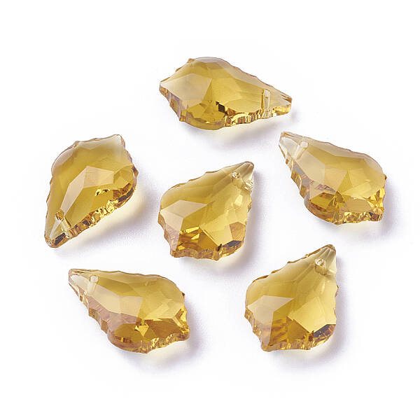 Faceted Glass Pendants
