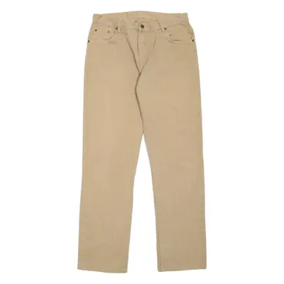 WRANGLER Hero Mens Jeans Beige Regular Straight W34 L34