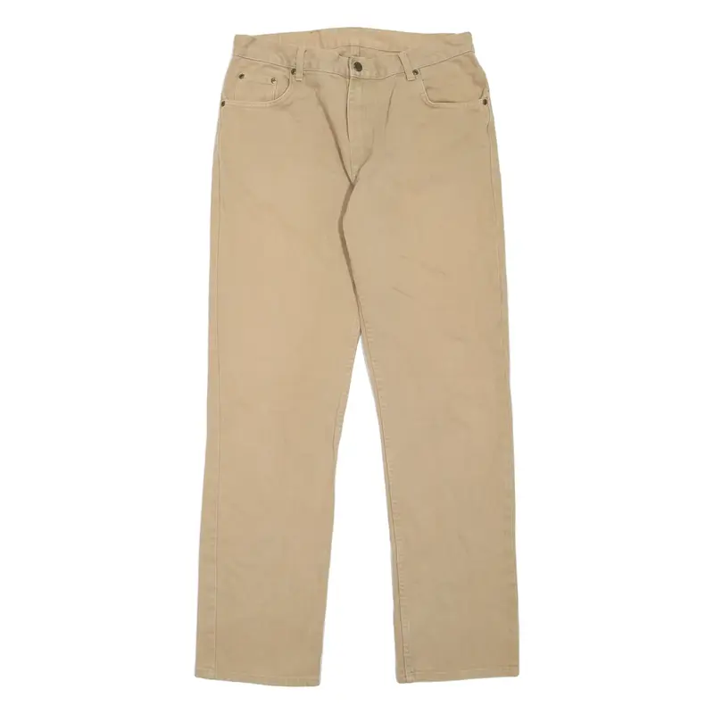 WRANGLER Hero Mens Jeans Beige Regular Straight W34 L34