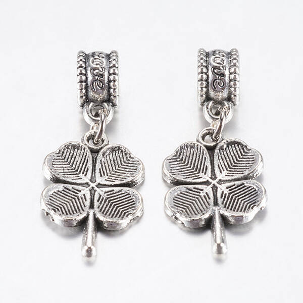 Tibetan Style Alloy European Dangle Charms