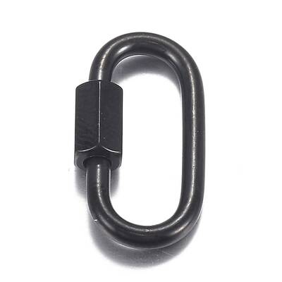 304 Stainless Steel Screw Carabiner Lock Charms
