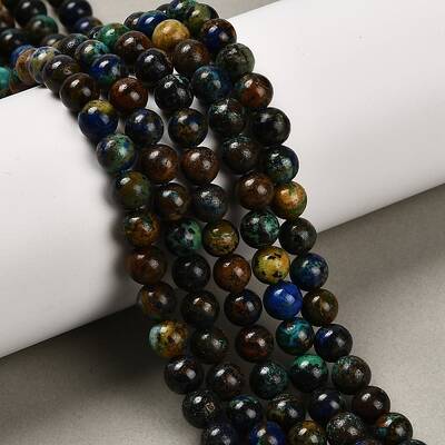 Natural Azurite Beads Strands