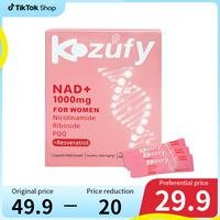 （B）KZUFY NR1000 - NAD+ Berry Flavor Drink Mix for Skin Aging Support, Energy, and Focus-Liposomal Nicotinamide Riboside-2...