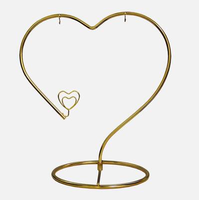 Ornament Stand Twin-Brass