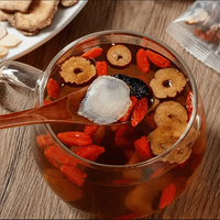 Ginseng Five Treasures Tea - Kidney Tea Wubao Tea, Kidney Cleanse Tea Ginseng Six Treasures Tea, Ginseng Red Date Natural Chi...