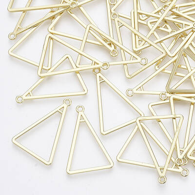 Alloy  2-Loop Link Pendants