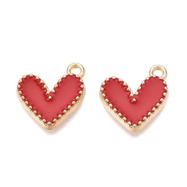 Rack Plating Alloy Enamel Charms
