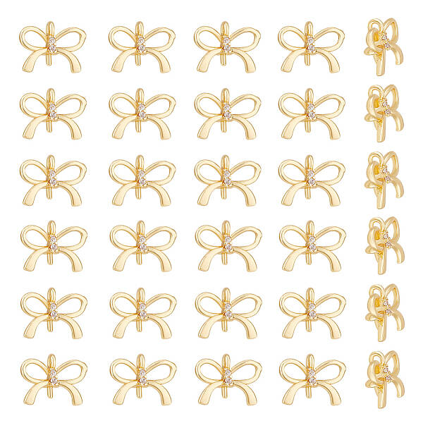 30Pcs Brass Charms Cup Peg Bails