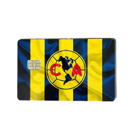 club America debit card sticker