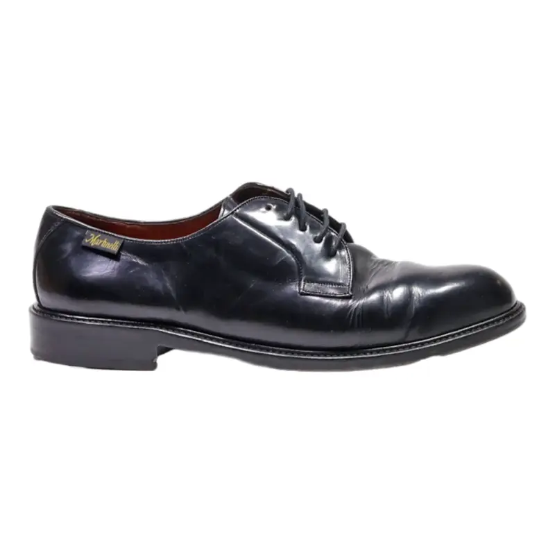 MARTINELLI Derby Shoes Black Leather Mens UK 10