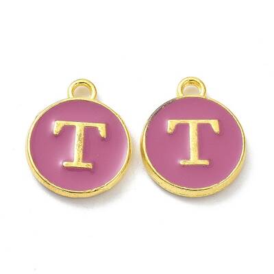 Golden Plated Alloy Enamel Charms