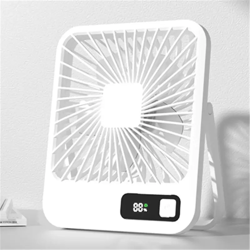 USB Powered Cooling Fan, 5 Speeds Adjustable Desktop Fan, Portable Personal Fan, Quiet Design Small Fan for Home Office Deskt...