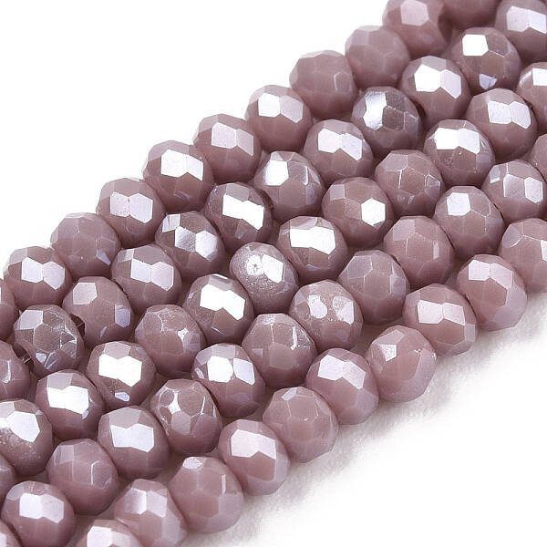 Electroplate Glass Beads Strands