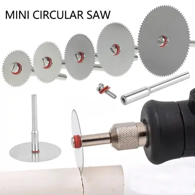 Mini Circular Saw Blade Set, Electric Grinding Cutting Disc, Metalic Rotating Tool, Woodworking Cutting Disc, Power Tool Acce...