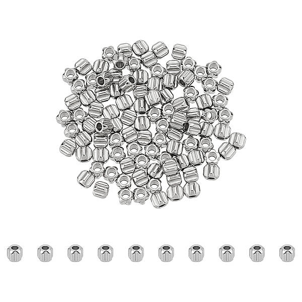 100Pcs 304 Stainless Steel Beads