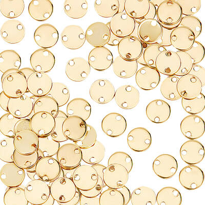 100Pcs 304 Stainless Steel Connector Charms